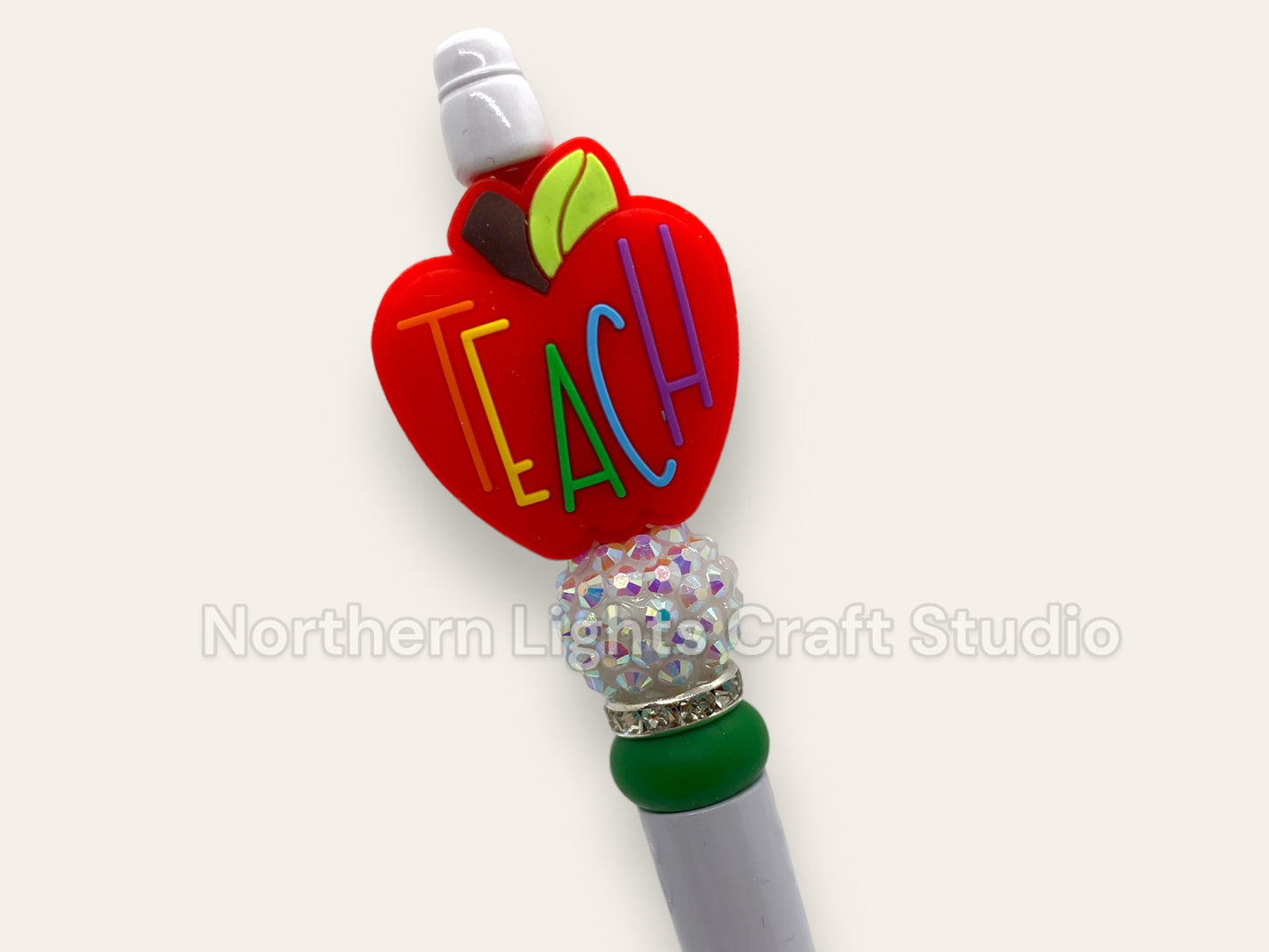 Teacher Appreciation Pen, Inexpensive Teacher Pen, Teacher Bling Pen, Teacher Christmas Gift, Teacher Apple, Gift Ideas for Teachers