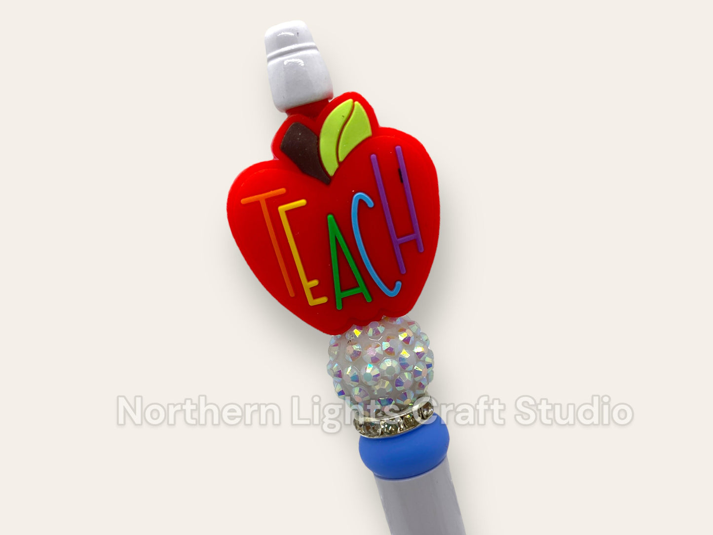 Teacher Appreciation Pen, Inexpensive Teacher Pen, Teacher Bling Pen, Teacher Christmas Gift, Teacher Apple, Gift Ideas for Teachers