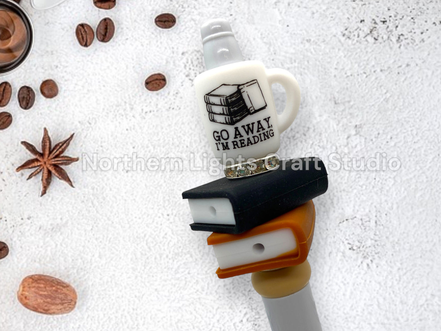 Coffee Pen with Sayings, Beaded Coffee Pen, Custom Coffee Pen, Gift for Coffee Lovers, Coffee Gift Basket Ideas, Get it Done, Teacher Life