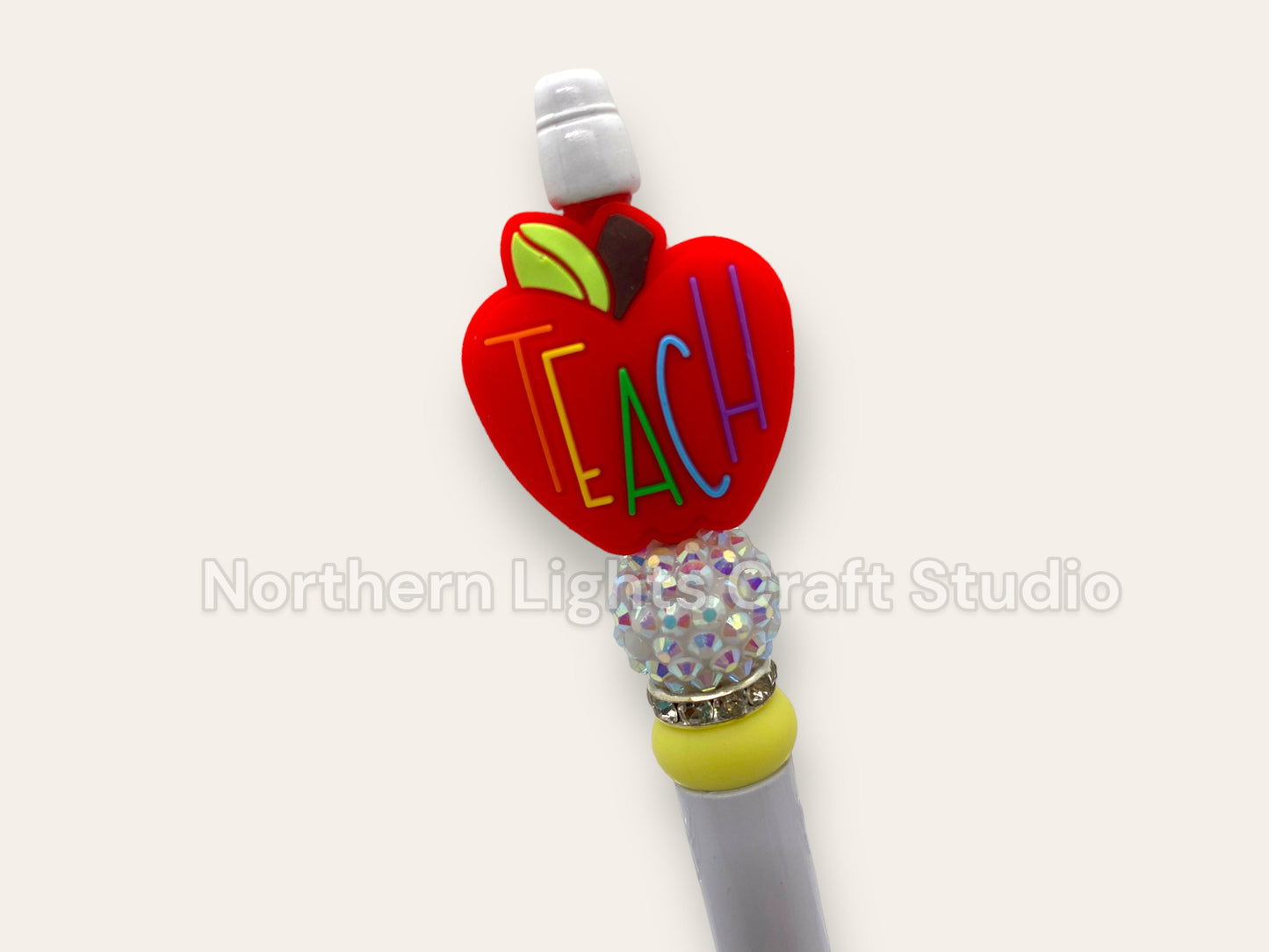 Teacher Appreciation Pen, Inexpensive Teacher Pen, Teacher Bling Pen, Teacher Christmas Gift, Teacher Apple, Gift Ideas for Teachers