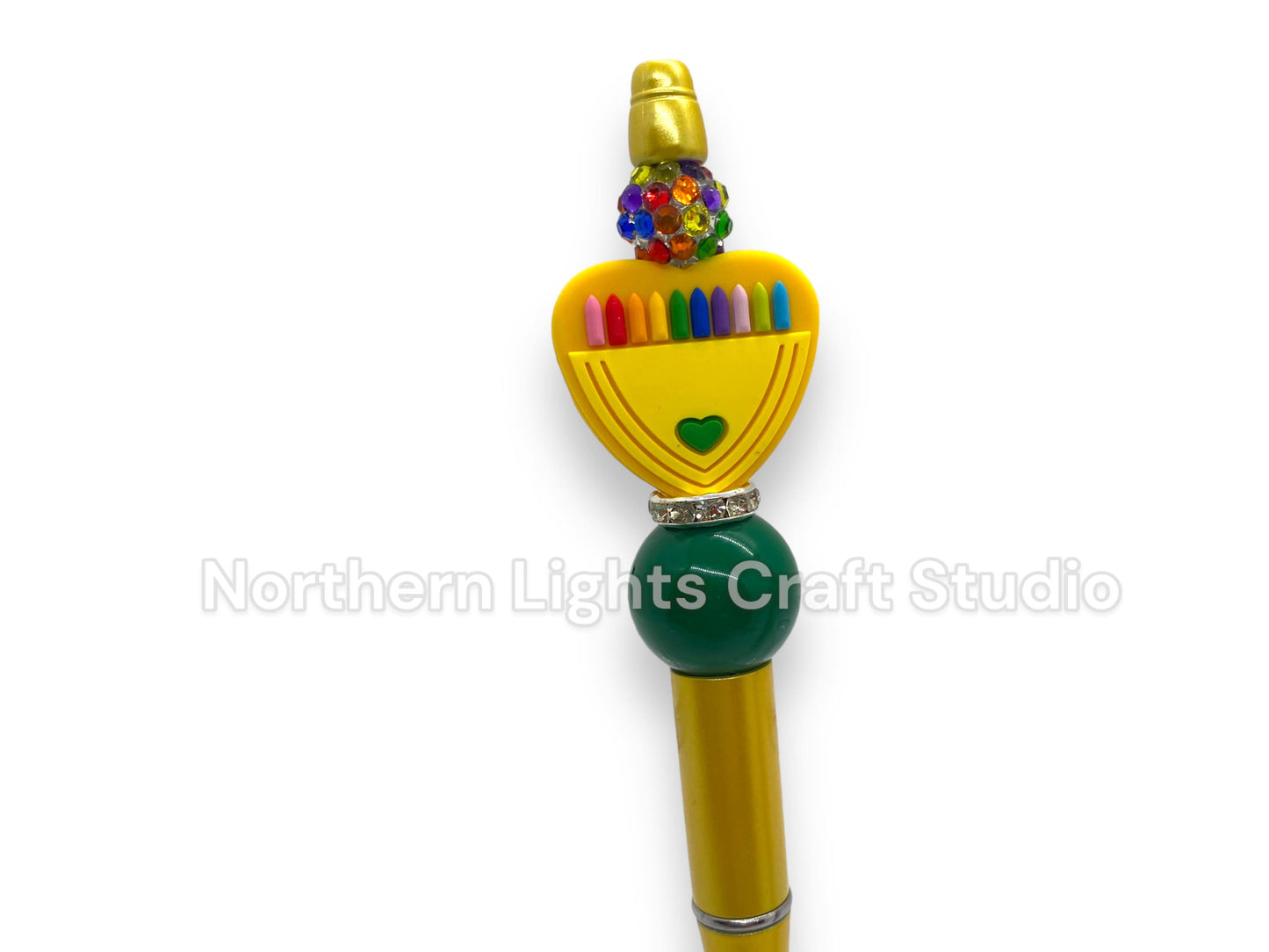 Teacher Appreciate Gift, Teacher Crayon Box Pen, Bling Pen, Best Teacher Ever, Teacher Christmas Gift, Math Teacher Gift, Teacher Bling Pen