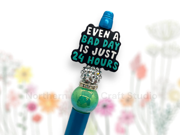 Custom Beaded Pen, Kindness Gift, Positive Attitude, Don&
