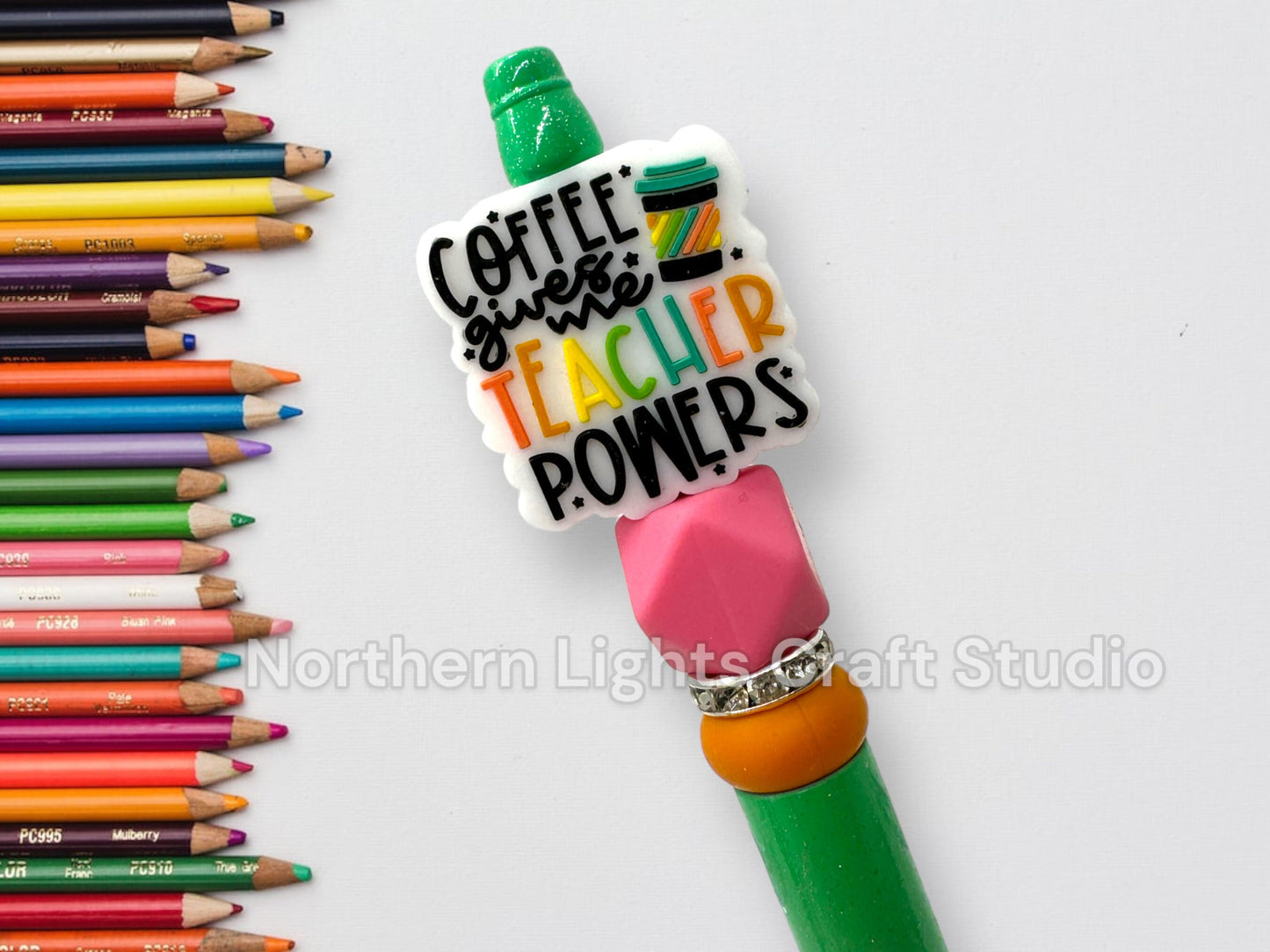 Teacher Appreciation Gift, Teacher Apple Pen, Bling Pen, Teacher Heart, Teacher Christmas Gift, Boho Teacher, Cute Teacher Pen