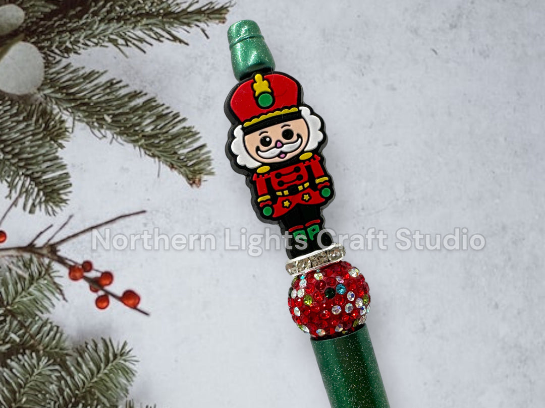 Beaded Nutcracker Focal Pen