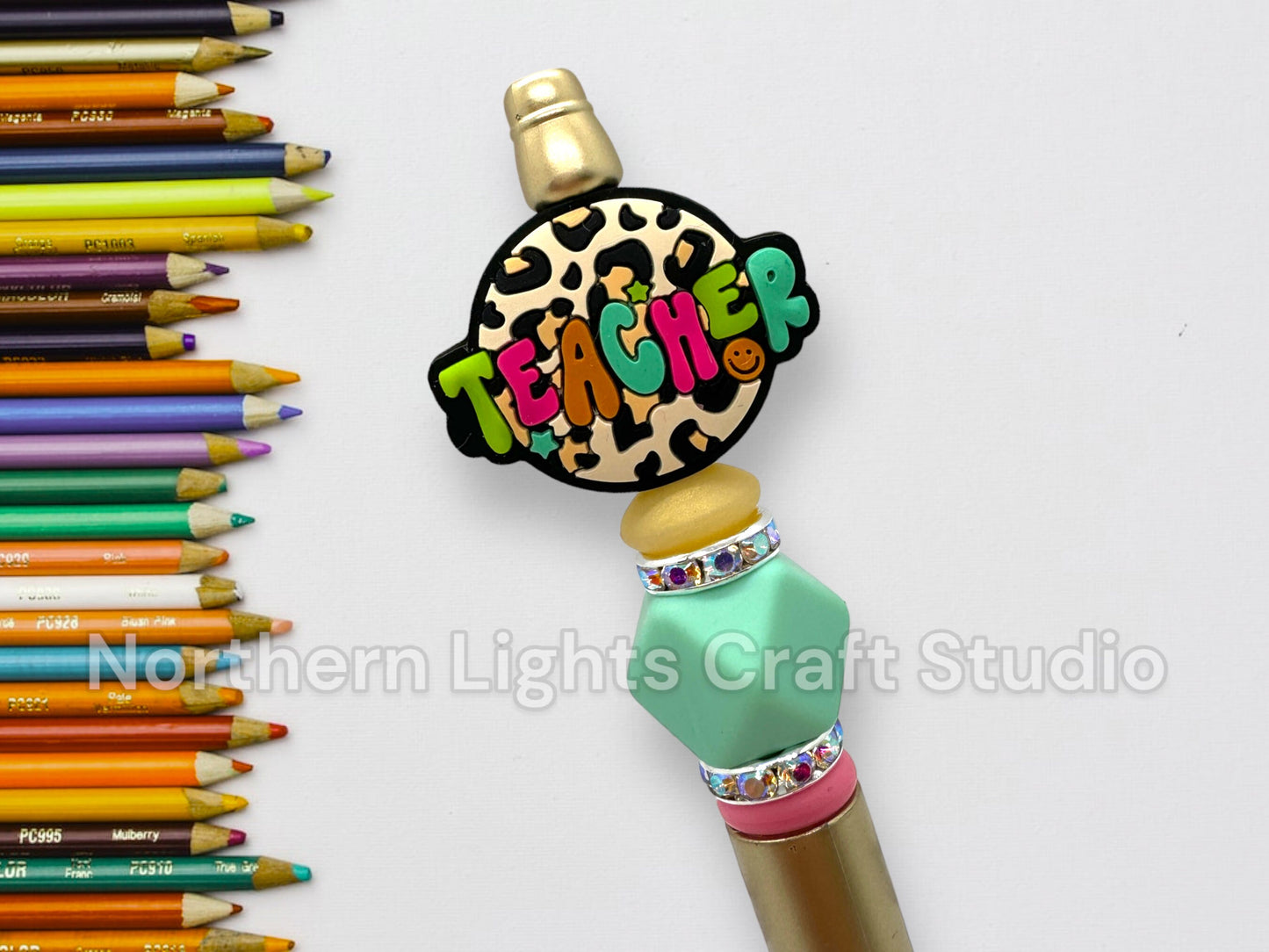 Teacher Appreciation Gift, Teacher Apple Pen, Bling Pen, Book Worm Pen, Teacher Christmas Gift, Cute Teacher Pen, Buffalo Plaid Teacher Pen
