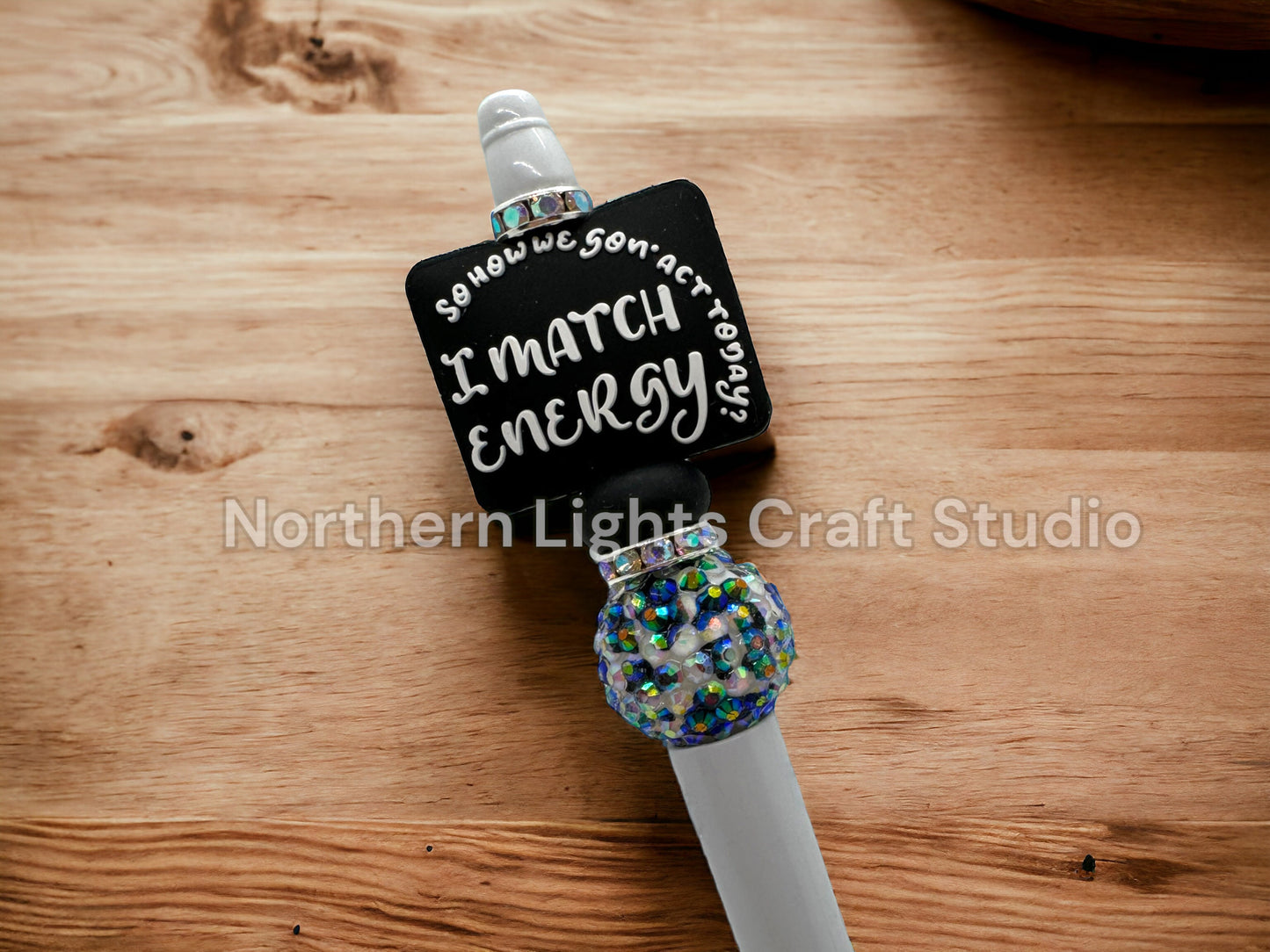 Sarcastic I Match Energy Beaded Pen, I Match Energy Sarcastic Pen, Sarcastic Silicone Beads, Sassy Pens, Attitude Pens