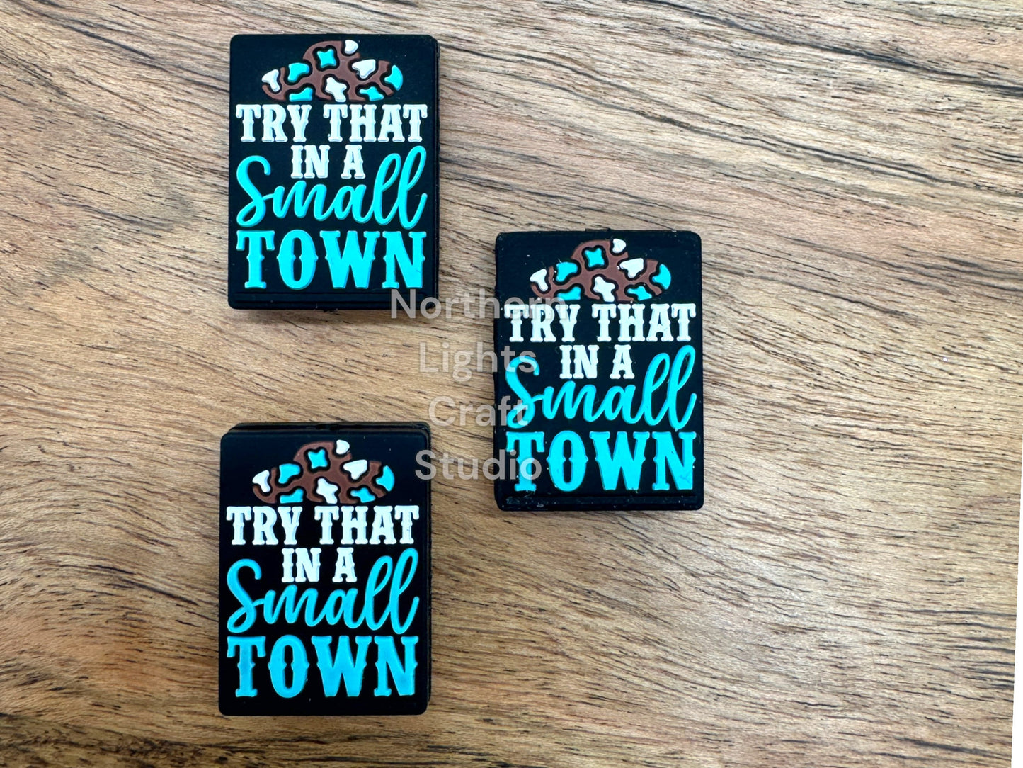 Try That in a Small Town Focal Bead