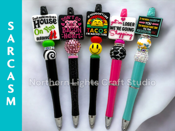 Sarcastic Beaded Pens, Sarcastic Wizard of Oz Pen, Don&