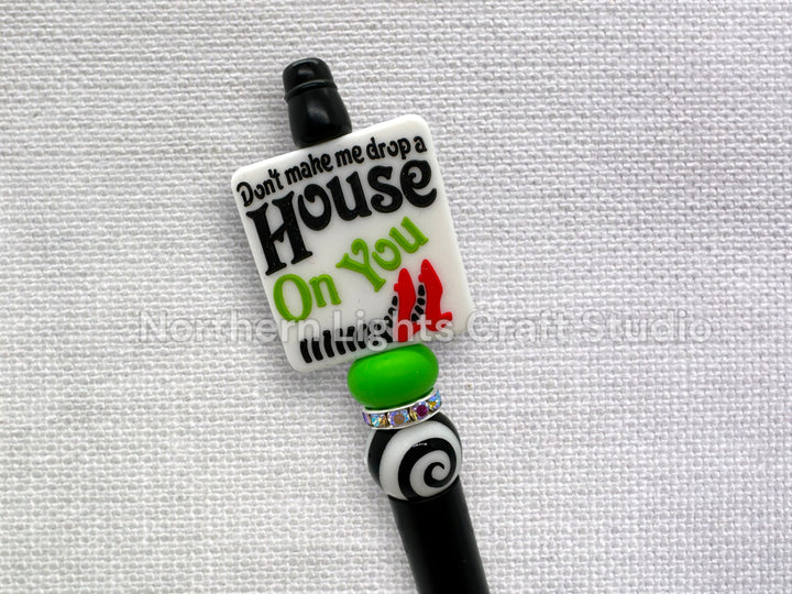Sarcastic Beaded Pens, Sarcastic Wizard of Oz Pen, Don&
