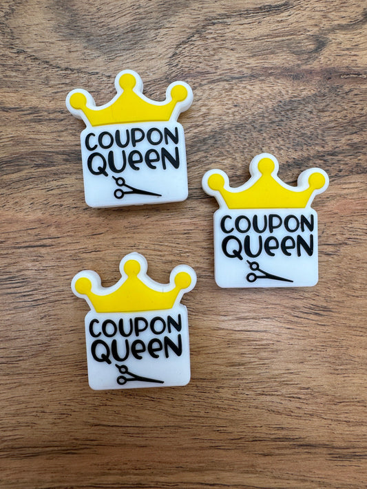 Coupon Queen Focal Bead