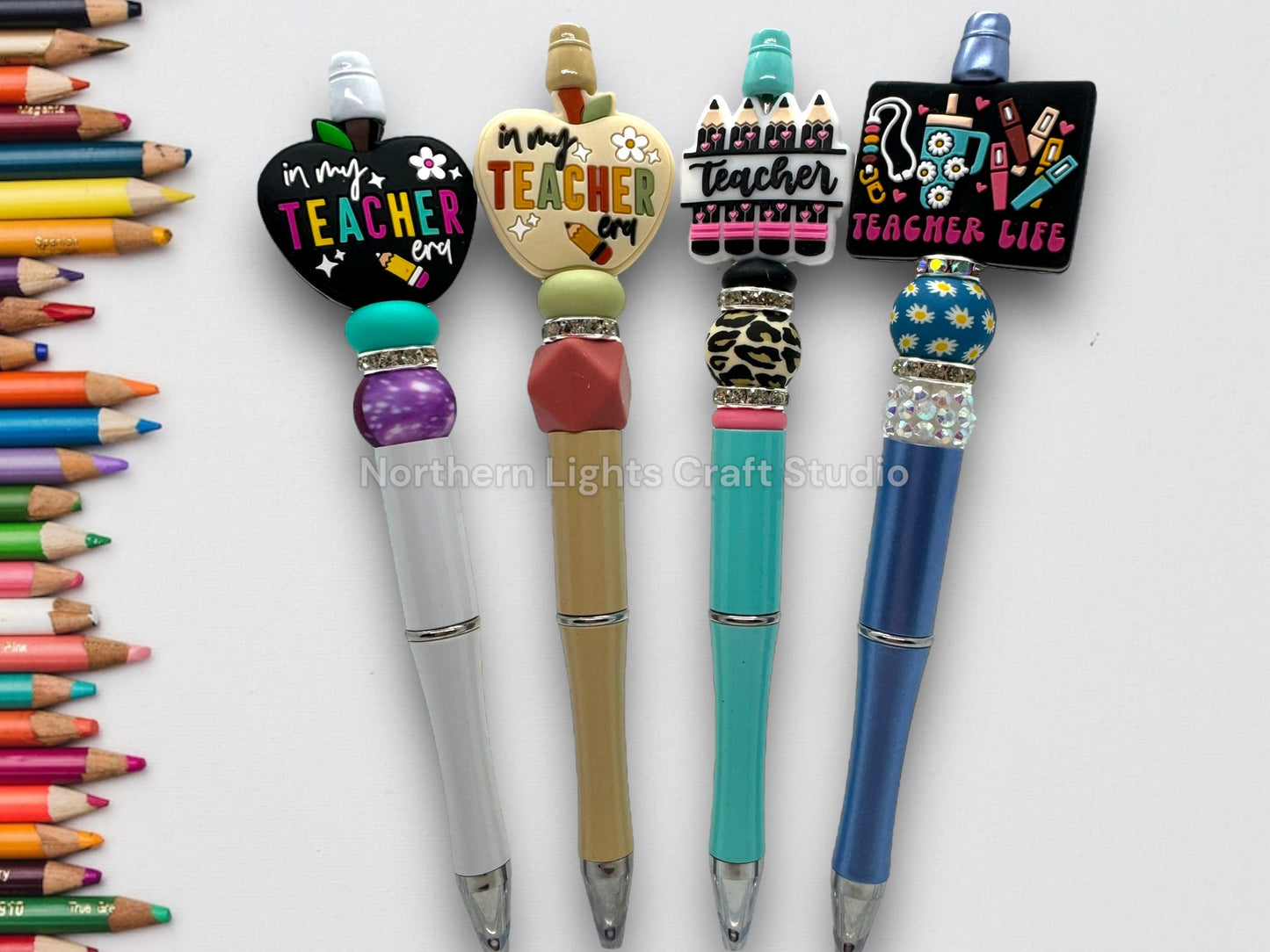 In My Teacher Era Custom Beaded Pen, Teacher Life Bead Pen, Teacher Pen , Cute Teacher Pen, Gift for Teachers