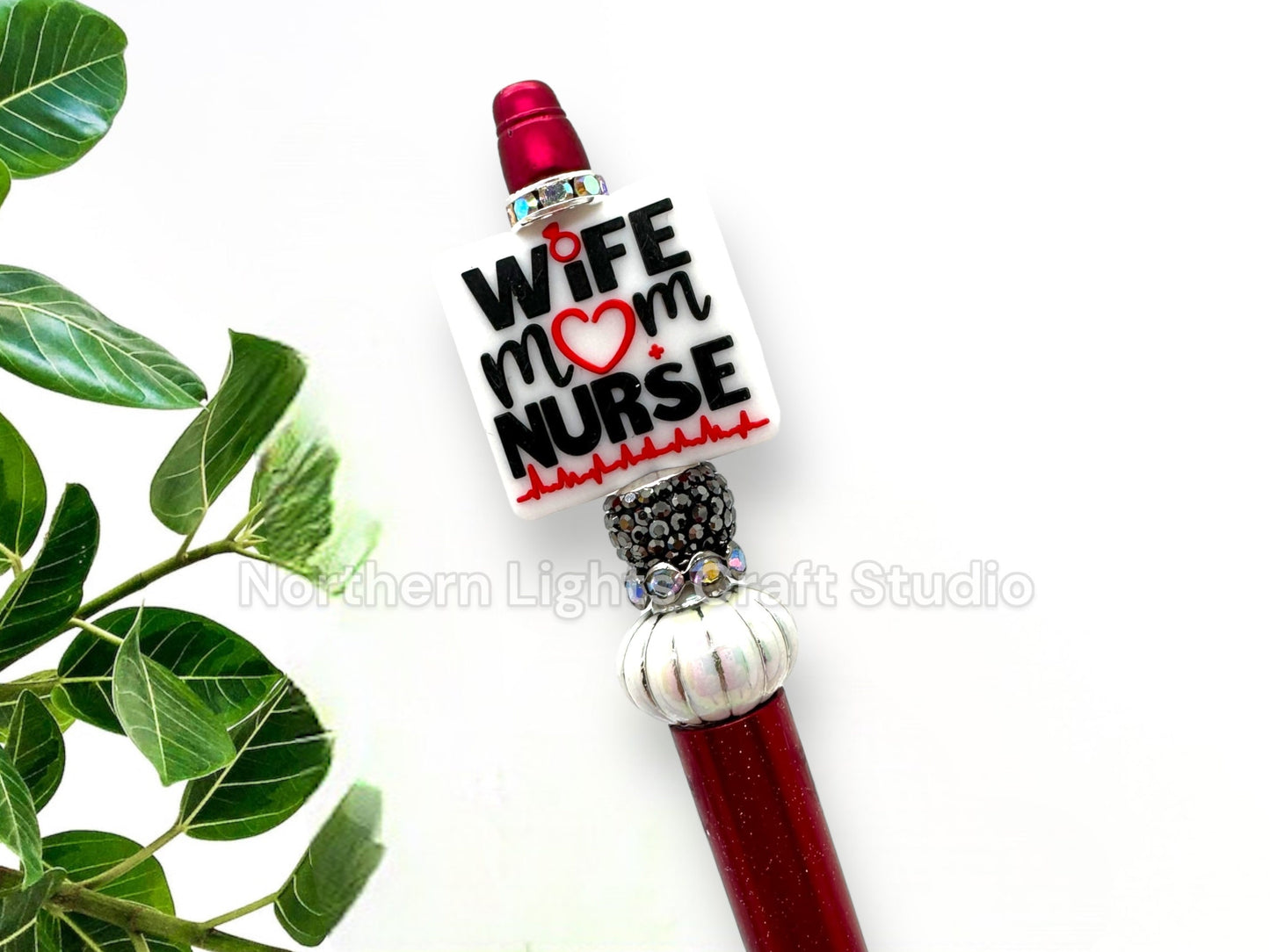 Custom Beaded Nurse Pen, Gifts for Nurses, Glam Nurse Pen, Fancy Nurse Pen, Nurse Life Pen, It's a Beautiful Day To Save Lives Pen