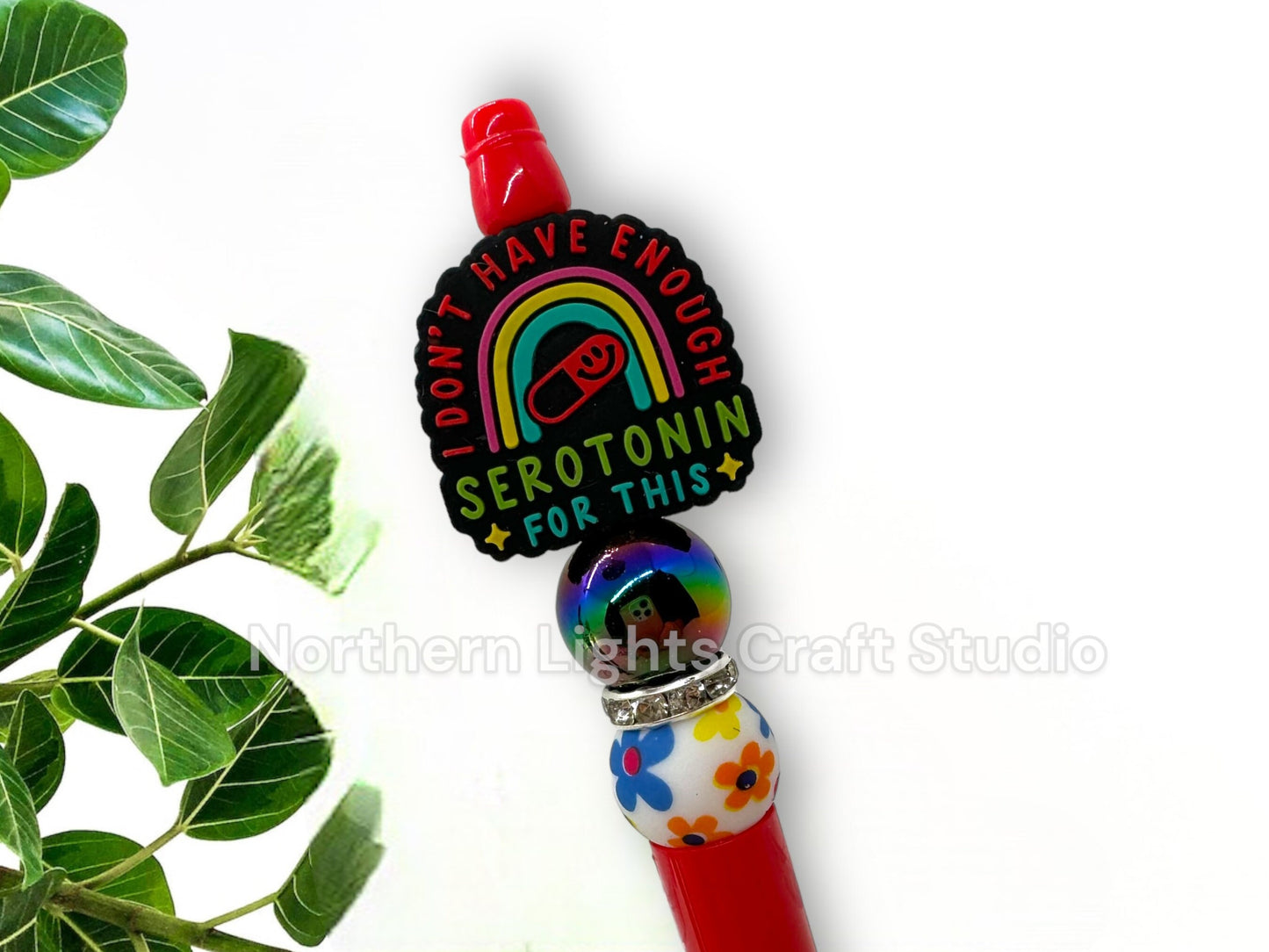 Custom Beaded Humor Pens, Sarcastic Pens, I Don't Give a Hoot, Calm the Flock Down, I'm Not Lazy, That's a Terrible Idea When Do We Start,