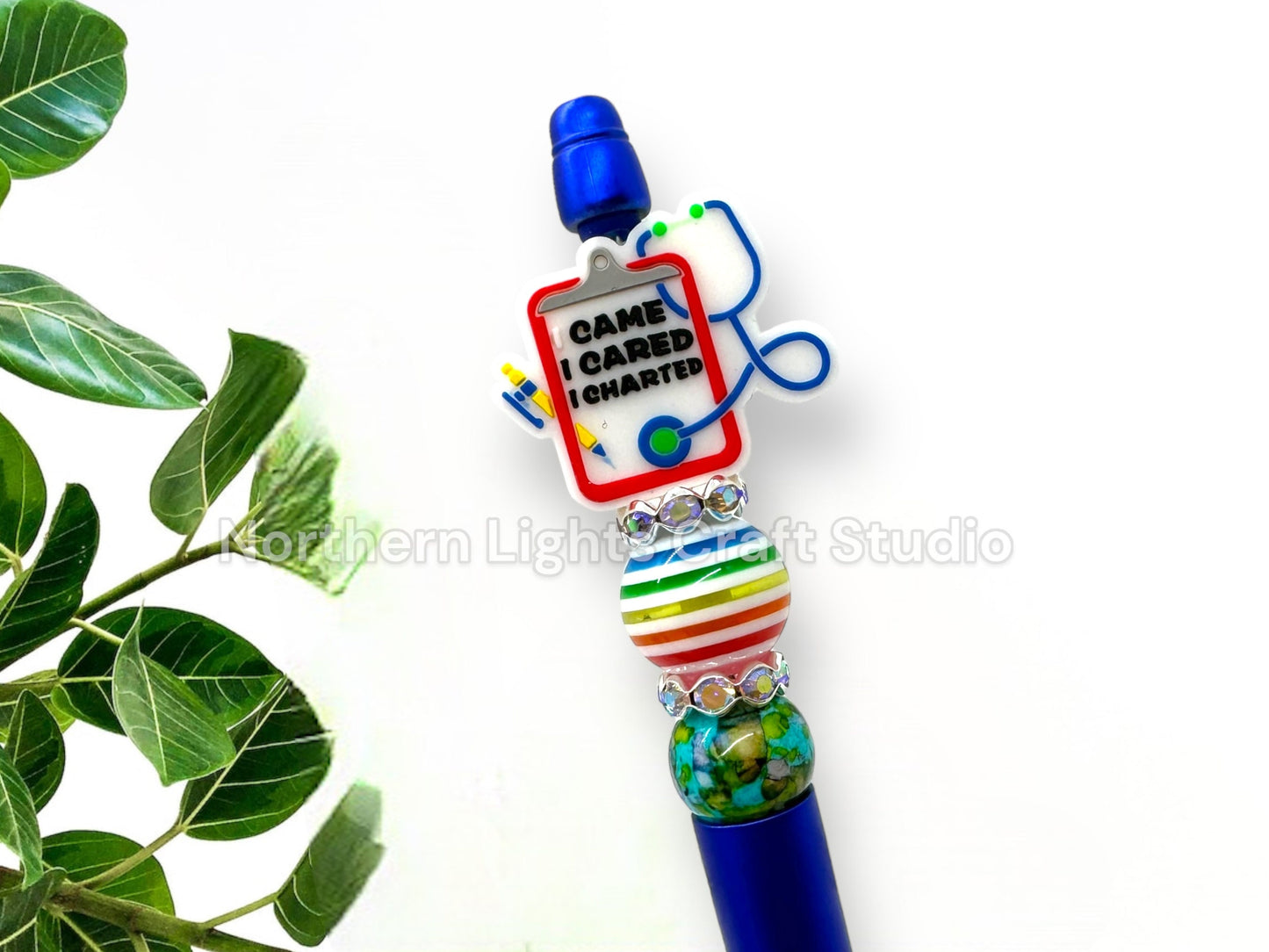 Custom Beaded Nurse Pen, Gifts for Nurses, Glam Nurse Pen, Fancy Nurse Pen, Nurse Life Pen, It's a Beautiful Day To Save Lives Pen