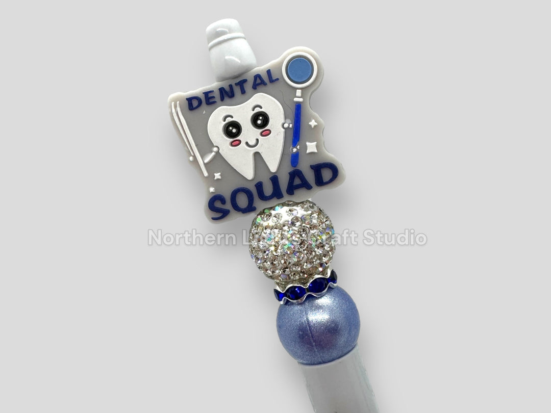 Beaded Occupation Pen, Dental Squad Pen, EMT Bead Pen, Medical Staff Pen Gift, Mail Carrier Pen