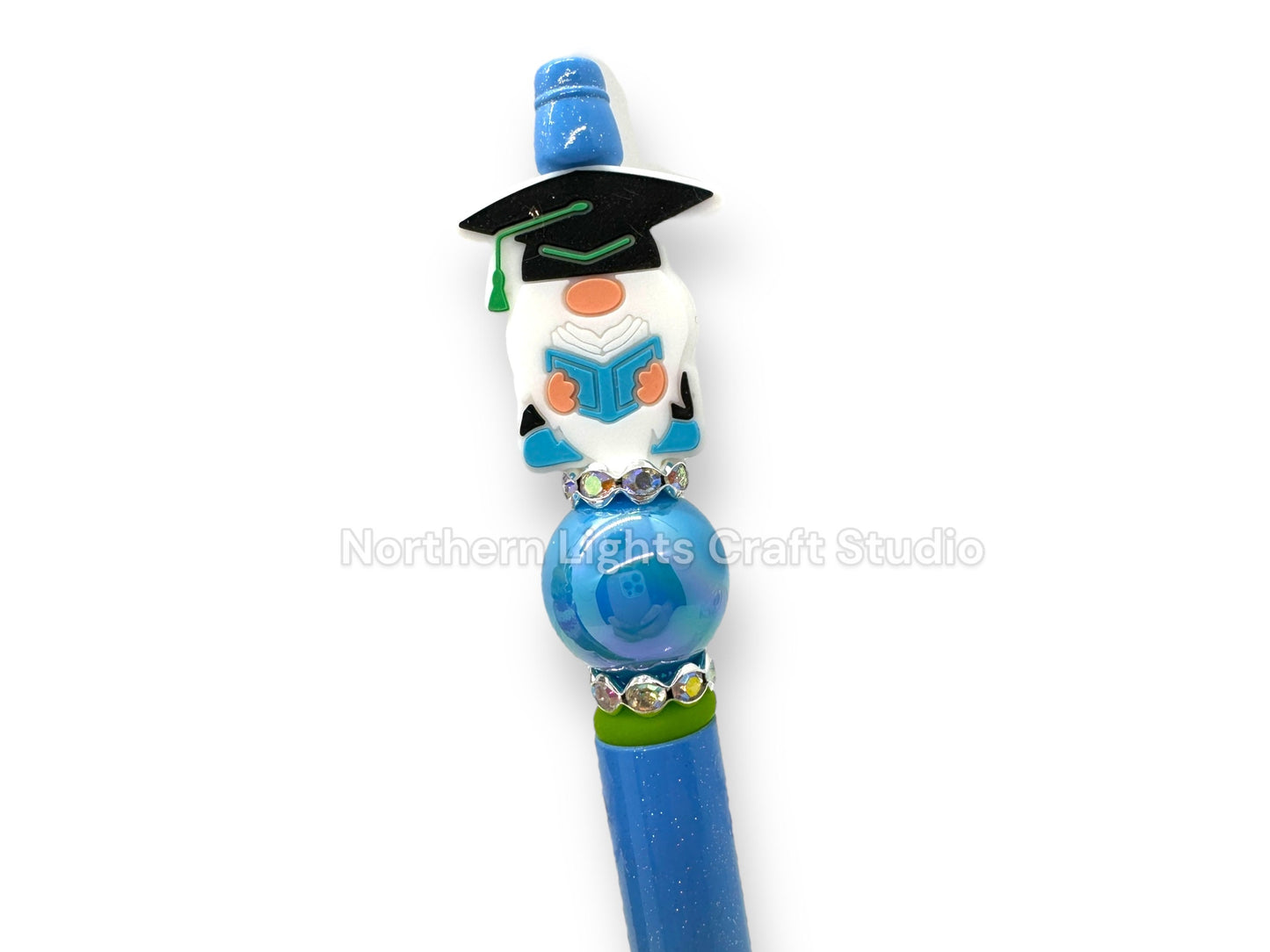 Graduation Pen, Gift for Graduates, Beaded Graduation Pen, Graduation Cap Beaded Pen