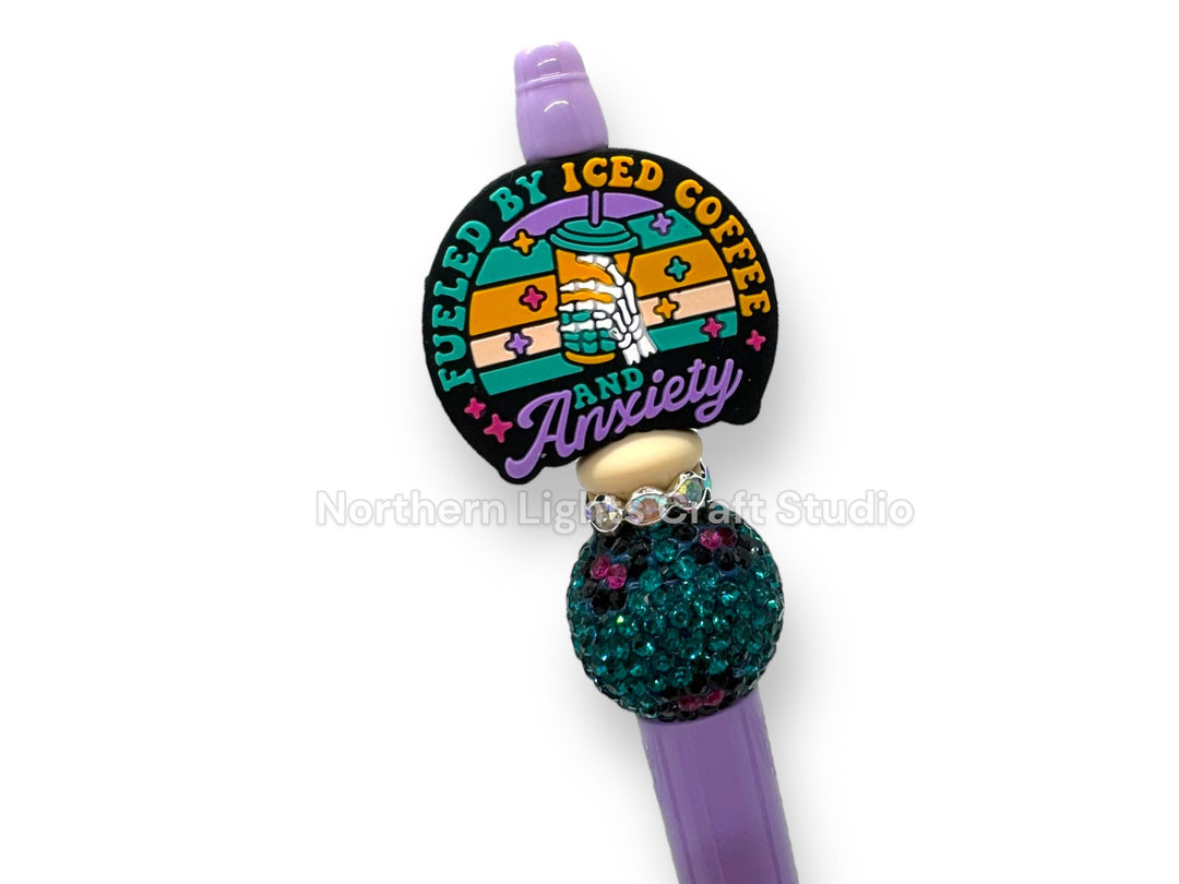 Beaded Sarcastic Pen, Anti-Social Pen, I Don&
