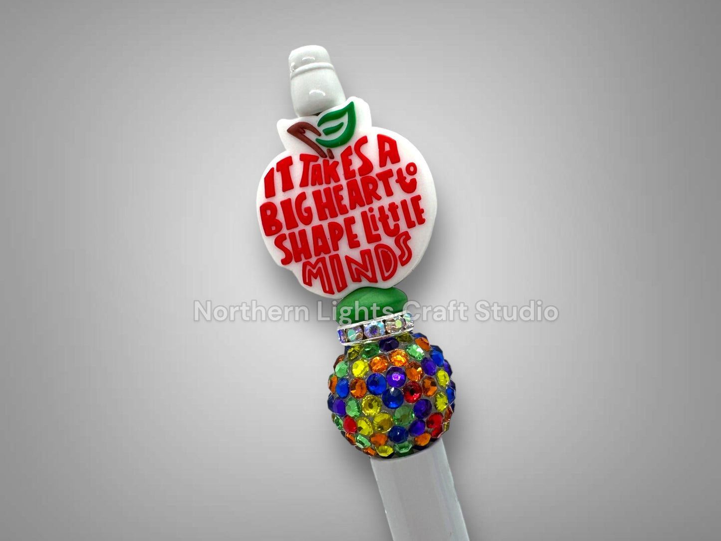 Teacher Appreciation Gift, Pi Day Pen, Math Teacher Pen, Teacher Gift, Big Heart to Shape Little Minds Pen, Bling Teacher Pen, Crayon Pen