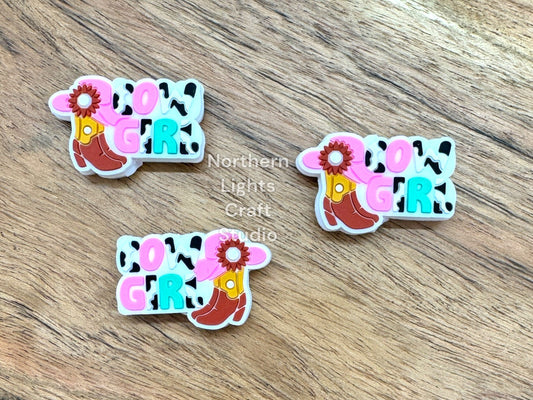 Cow Girl Focal Bead, Country Themed Focal, New Focal