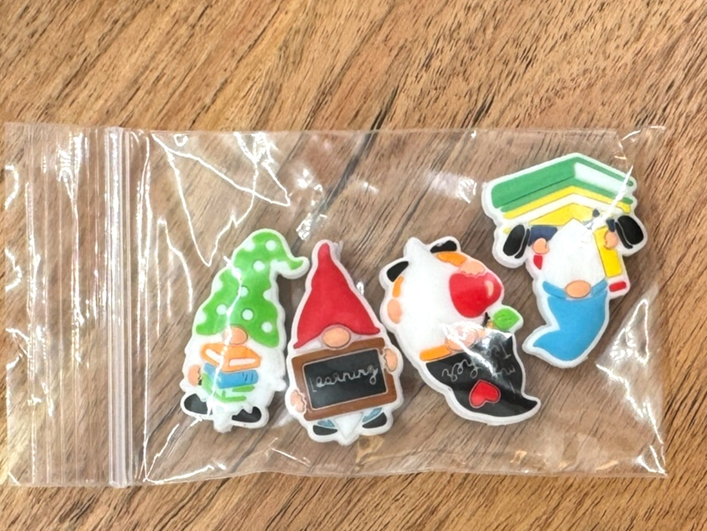 Teacher Themed Gnome Focal Beads, Teacher Focal, School Focal
