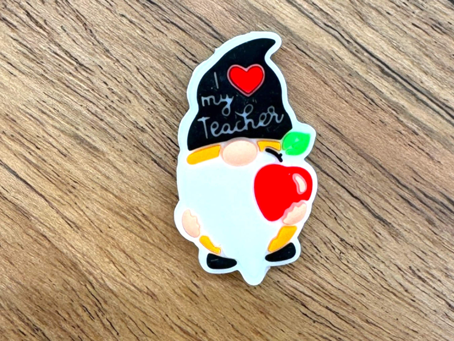 Teacher Themed Gnome Focal Beads, Teacher Focal, School Focal
