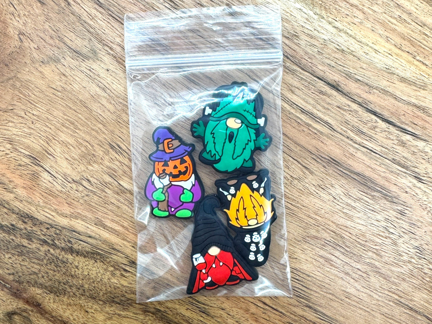 Halloween Gnome Themed Focal Beads, Halloween Focal, Spooky Focal, Spooky Gnome Bead, Halloween Gnome Focal