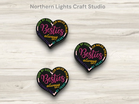 Besties Focal, Best Friends Silicone Focal