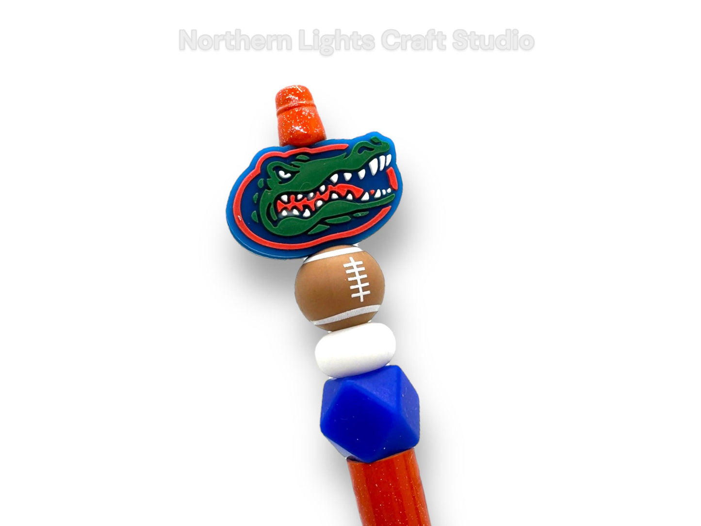 Custom Beaded Florida Alligator Pen