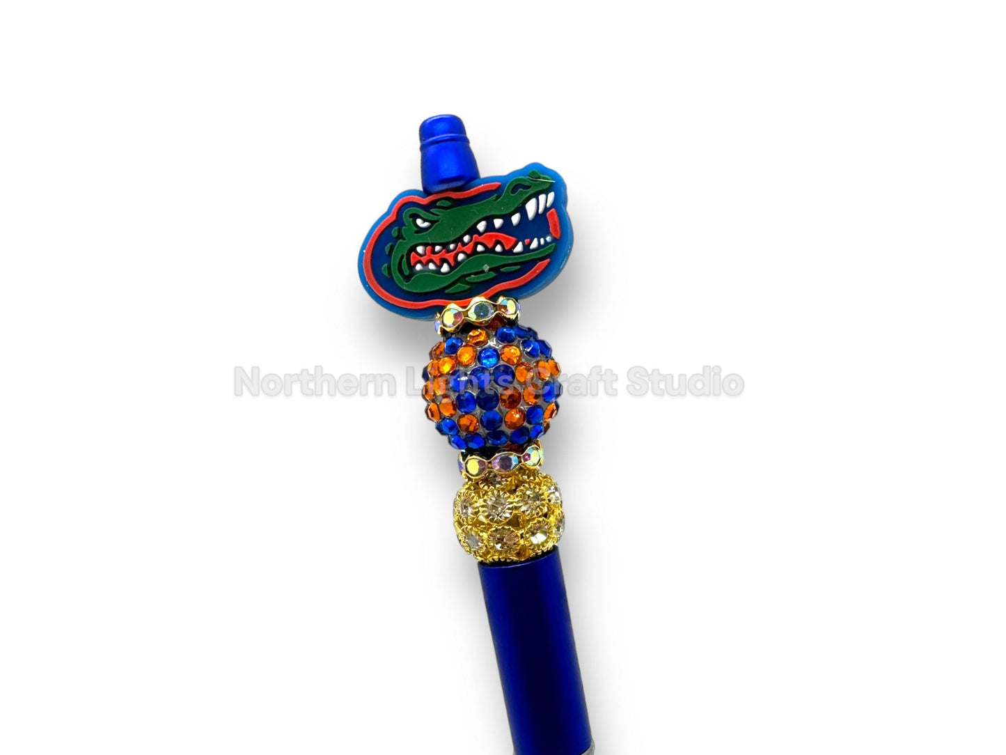Custom Beaded Florida Alligator Pen