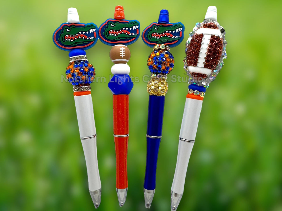 Custom Beaded Florida Alligator Pen