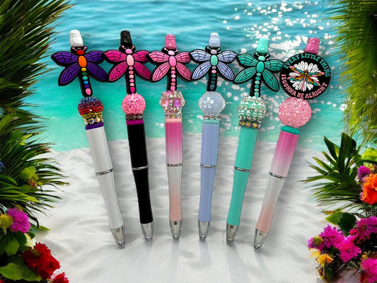 Beaded Dragonfly Pen, Rhinestone Dragonfly, Bling Dragonfly, Dragonfly Bling, Beaded Dragonfly, Every Little Thing is Gonna Be Alright