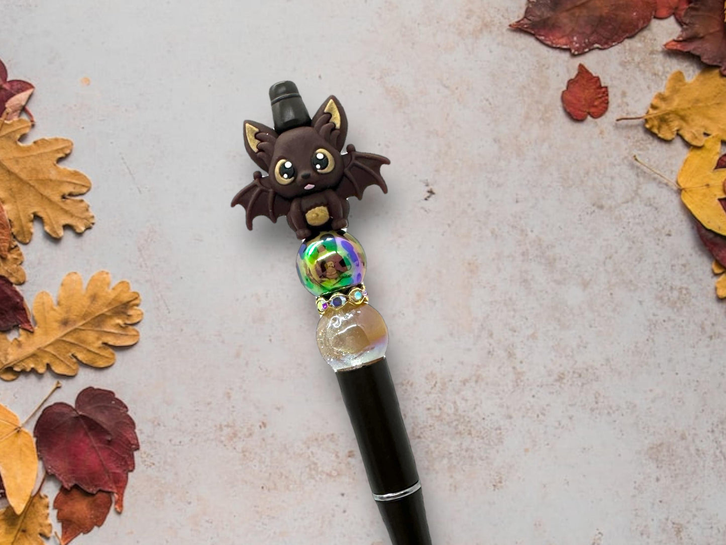 Limited Edition 3D Bat Pens, Frankenstein Pen, Spooky Cup Pen, Boo! Pen, Cute Halloween Pen, Bling Halloween Pen