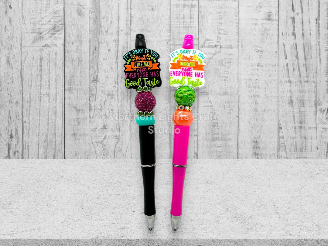 Custom Beaded Sarcastic Pen - It&