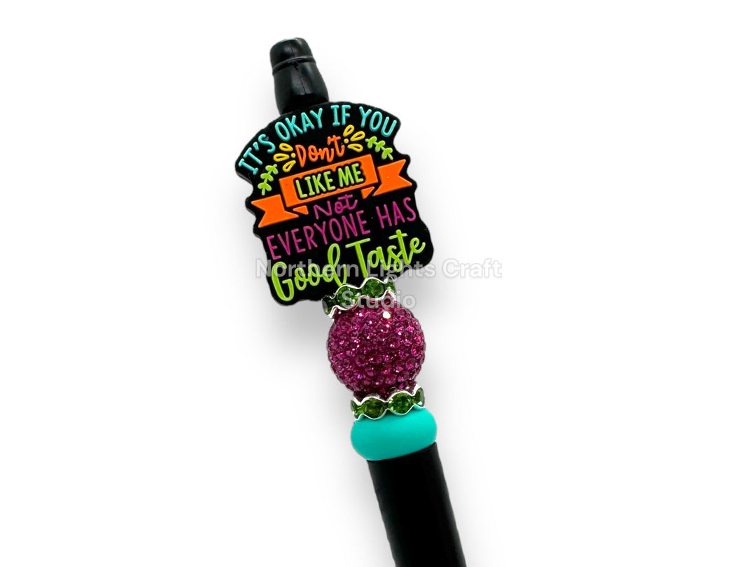 Custom Beaded Sarcastic Pen - It&