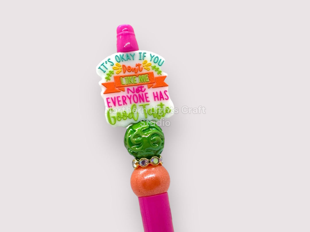 Custom Beaded Sarcastic Pen - It&