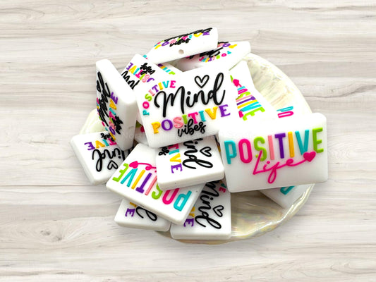 Positive Life Positive Mind Positive Vibes Two Sided focal