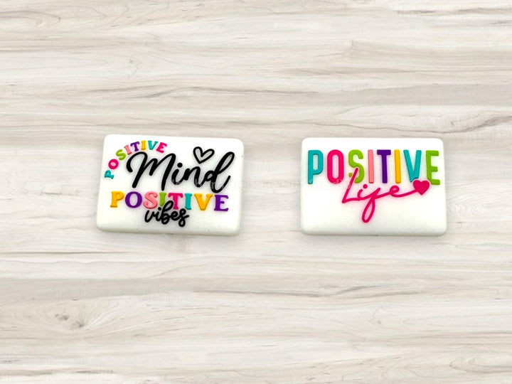 Positive Life Positive Mind Positive Vibes Two Sided focal