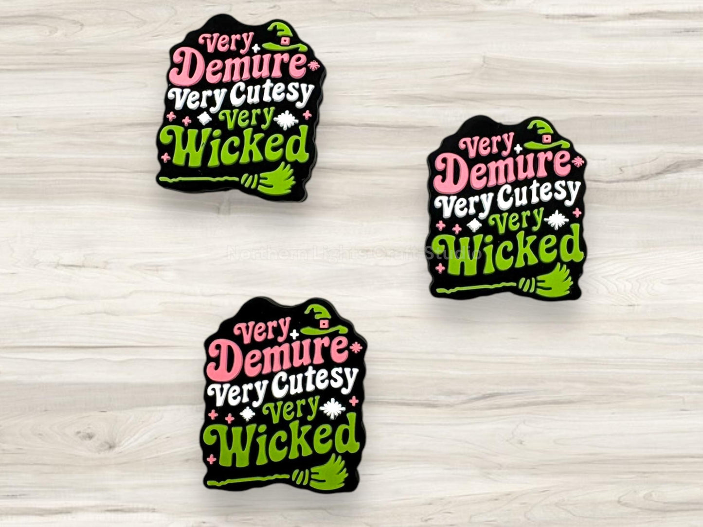 Very Demure Very Cutesy Very Wicked Focal