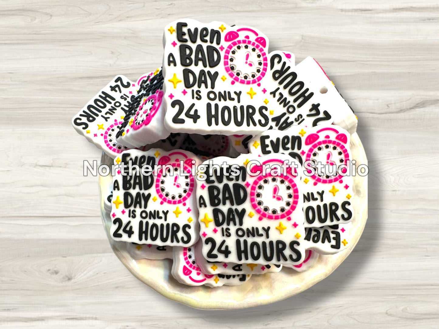 Even a Bad Day is Just 24 Hours Focal Bead