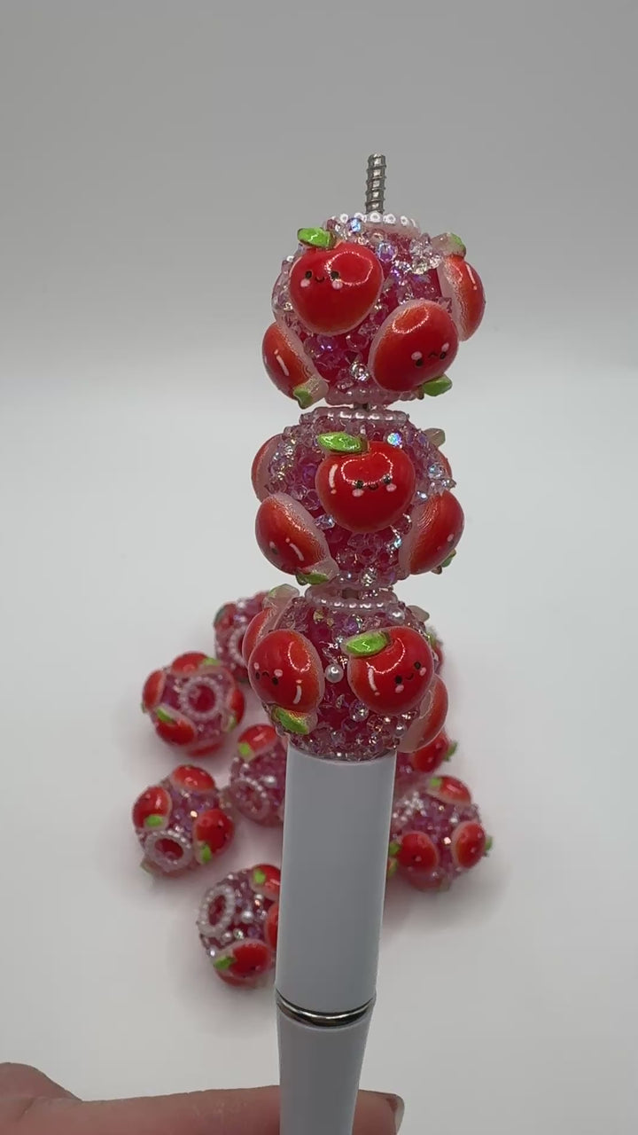 Sugar Apple Charm Beads 4pcs.