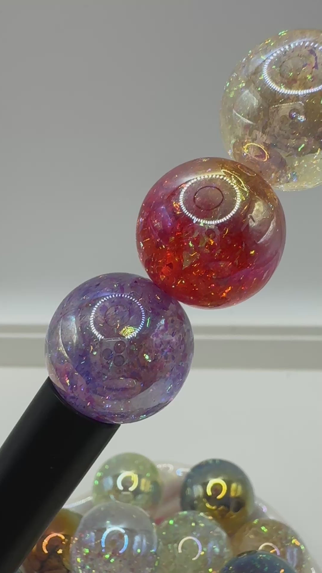 20mm Sparkle Beads - 10 pcs.