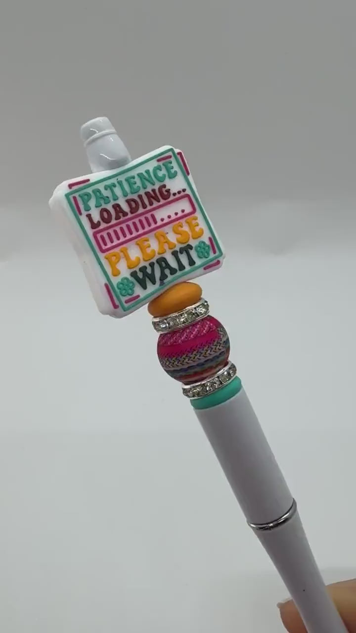 Beaded Sarcasm Pen, Sarcastic Pens, Everyone Was Thinking It, Patience Loading, Had My Patience Tested, I May Be Wrong, Warning Label