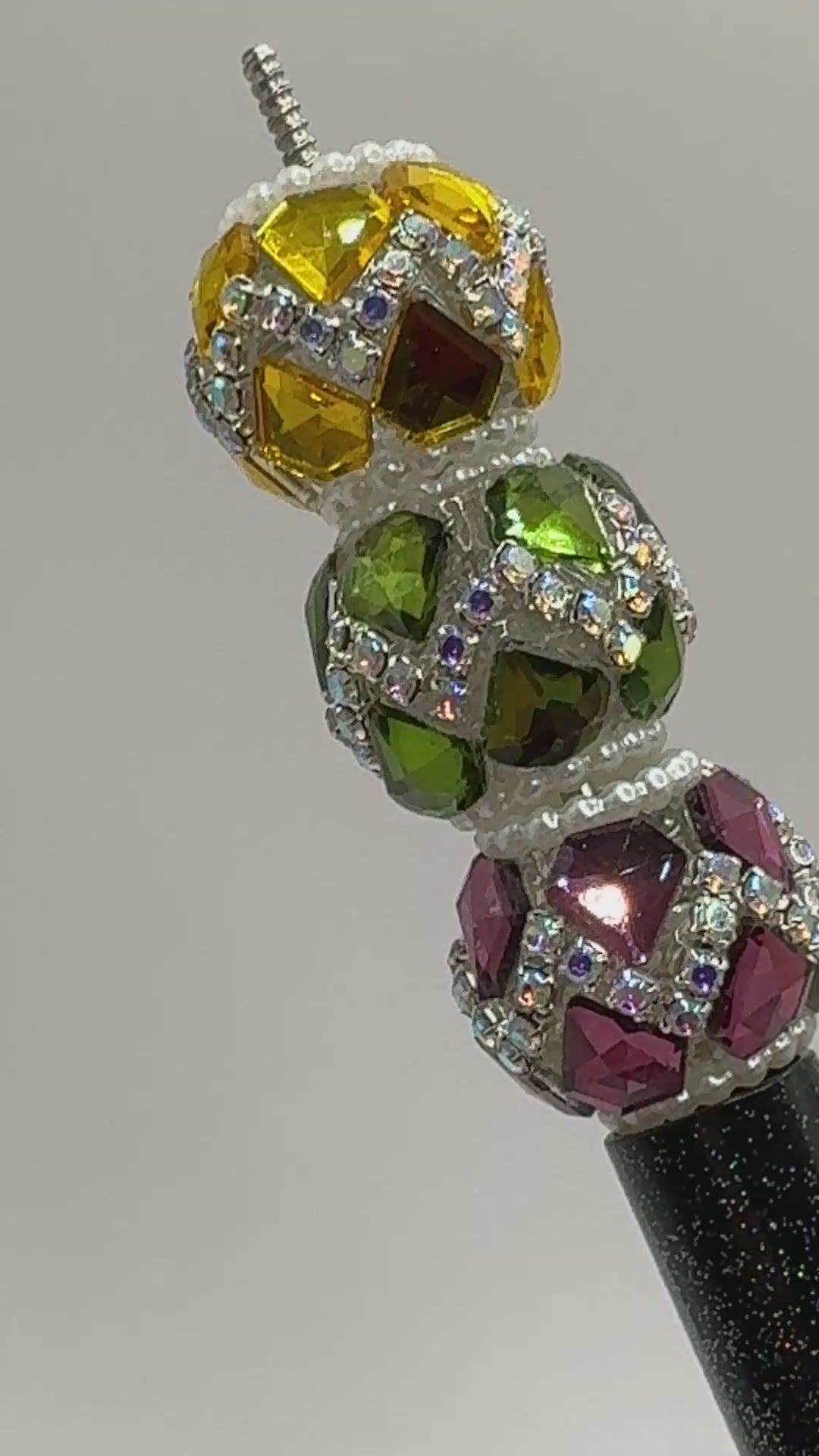 Rhinestone Zig Zag Diamond Shape Crystal Fancy Bead - 8pcs.