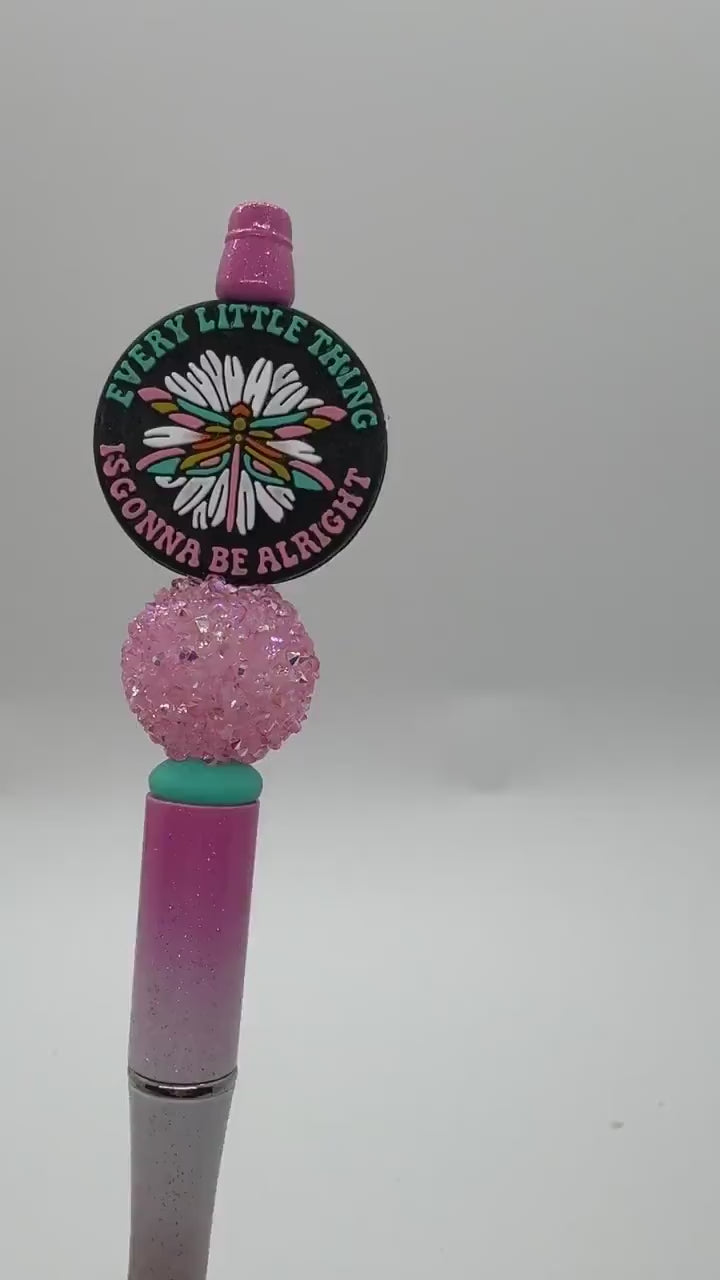 Beaded Dragonfly Pen, Rhinestone Dragonfly, Bling Dragonfly, Dragonfly Bling, Beaded Dragonfly, Every Little Thing is Gonna Be Alright