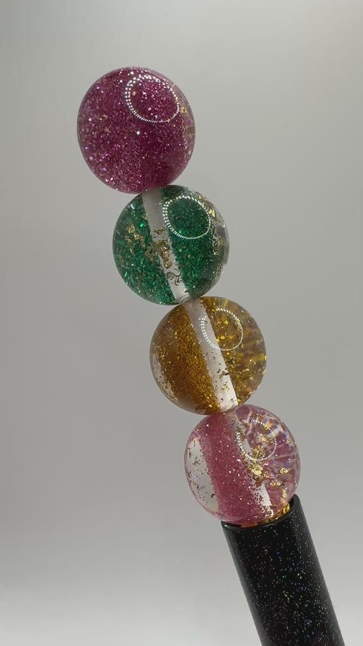 All That Glitters is Gold 16mm Acrylic Beads - 20pc